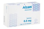 ALZAM ALPRAZOLAM 0.50MG 60TABS