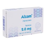 ALZAM ALPRAZOLAM 2MG 30TABS