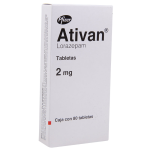 ATIVAN LORAZEPAM 2MG 80TABS
