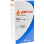 AUGMENTIN JR ORAL SUSPENSION AMOXICILLIN-POTASSIUM CLAVULANATE 250/62.5MG/5ML 80ML