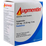 AUGMENTIN PEDIATRIC ORAL SUSPENSION AMOXICILLIN-POTASSIUM CLAVULANATE 125/31.25MG/5ML 60ML
