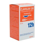 CLAVULIN 12H JR ORAL SUSPENSION AMOXICILLIN-POTASSIUM CLAVULANATE 400/57MG/5ML 50ML
