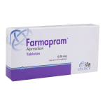 FARMAPRAM ALPRAZOLAM 0.25MG 30TABS