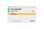 GLUCOPHAGE METFORMIN 500MG 60TABS