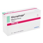 GLUCOPHAGE METFORMIN 850MG 60TABS