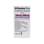 INVOKAMET CANAGLIFLOZIN-METFORMIN 150/850MG 60TABS