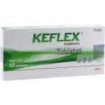 KEFLEX CEPHALEXIN 500MG 12TABS