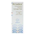 KRIADEX ORAL SOLUTION CLONAZEPAM 2.5MG/ML 10ML