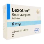 LEXOTAN BROMAZEPAM 6MG 30TABS