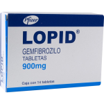 LOPID GEMFIBROZIL 900MG 14TABS