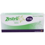ZESTRIL LISINOPRIL 10MG 14TABS