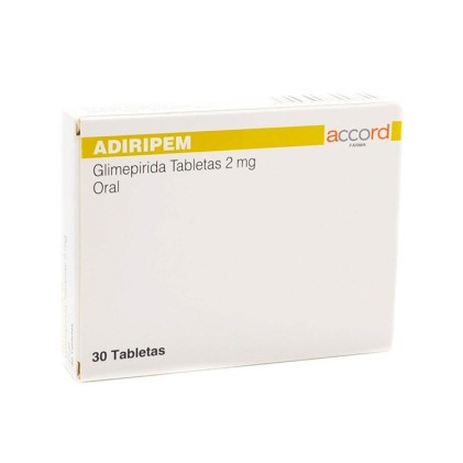 ADIRIPEM GLIMEPIRIDE 2MG 30TABS