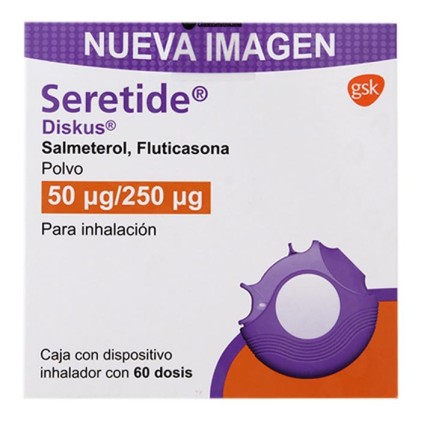 ADVAIR DISKUS SALMETEROL-FLUTICASONE 50/250MCG 60 DOSES