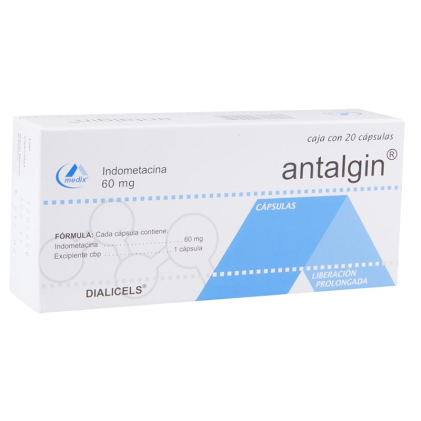 ANTALGIN INDOMETHACIN 60MG 20CAPS XR