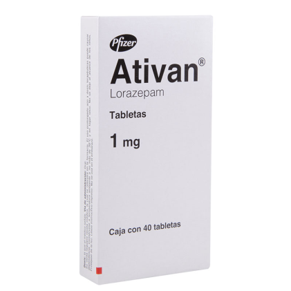 ATIVAN LORAZEPAM 1MG 40TABS