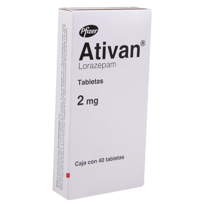 ATIVAN LORAZEPAM 2MG 40TABS