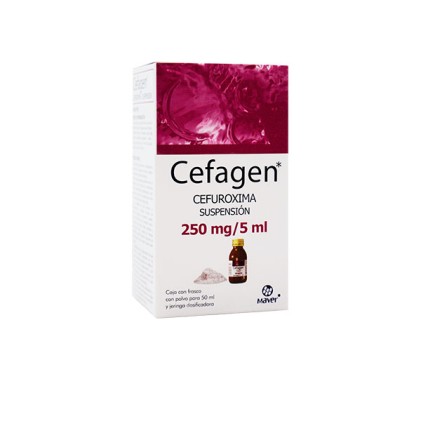 CEFAGEN ORAL SUSPENSION CEFUROXIME 125MG/5ML 50ML