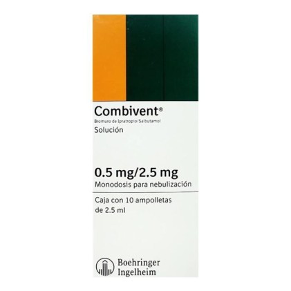 COMBIVENT RESPIMAT UDVS INHALATION SOLUTION IPRATROPIUM BROMIDE-ALBUTEROL 0.5/2.5MG 10AMPOULES