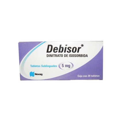 DEBISOR ISOSORBIDE DINITRATE 5MG 40TABS SUB-LINGUAL