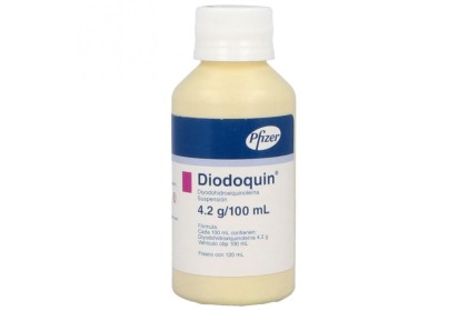 DIODOQUIN ORAL SUSPENSION LODOQUINOL 4.2GR/100ML 120ML