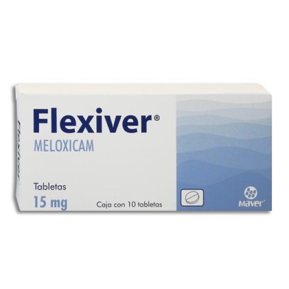 FLEXIVER MELOXICAM 15MG 10TABS