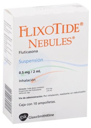 FLOVENT NEBULES SOLUTION FLUTICASONE 0.5MG/2ML 10 AMPOULES