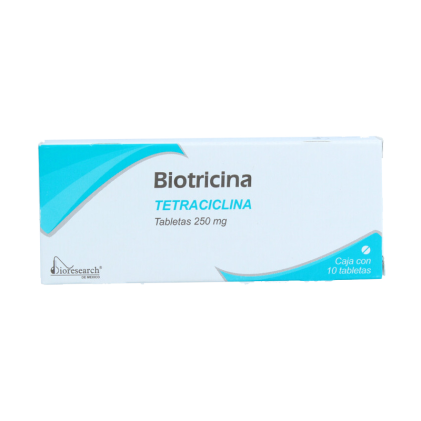 BIOTRICINA TETRACYCLINE 250MG 10TABS