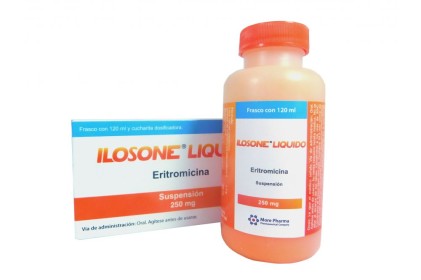 ILOTYCIN ORAL SUSPENSION ERYTROMYCIN 250MG/5ML 120ML