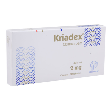 KRIADEX CLONAZEPAM 2MG 30TABS