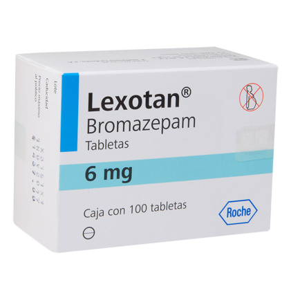 LEXOTAN BROMAZEPAM 6MG 100TABS
