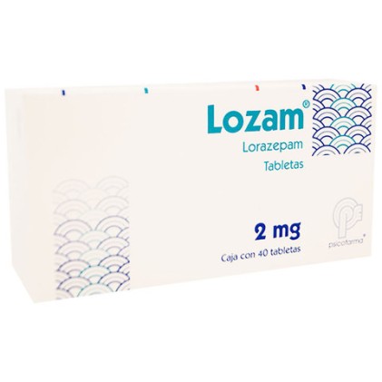 LOZAM LORAZEPAM 2MG 40TABS