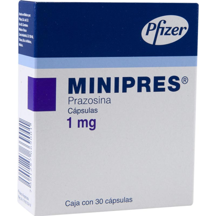 MINIPRESS PRAZOSIN 1MG 30CAPS