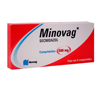 MINOVAG SECNIDAZOLE 500MG 8TABS