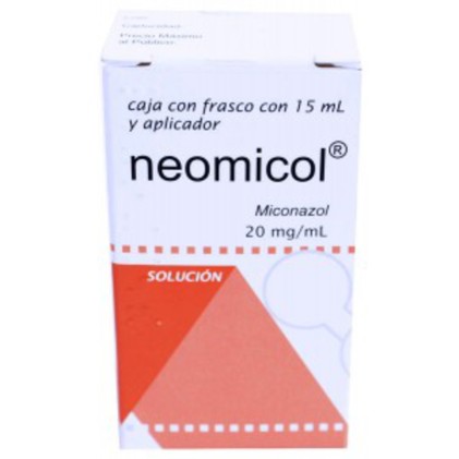 NEOMICOL TOPIC SOLUTION MICONAZOLE 20MG/ML 15ML