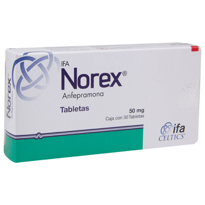 NOREX AMPHEPRAMONE 50MG 30TABS