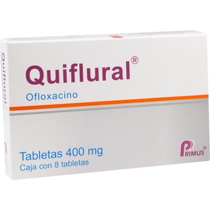 QUIFLURAL OFLOXACIN 400 MG 8 TABLETS