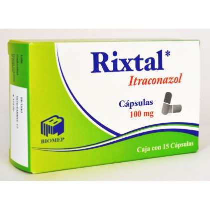 RIXTAL ITRACONAZOLE 100MG 15CAPS
