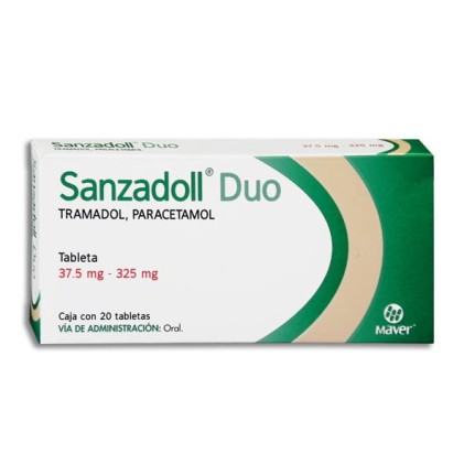 SANZADOLL DUO TRAMADOL-ACETAMINOPHEN 37.5/325MG 20TABS