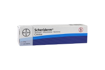 SCHERIDERM ISOCONAZOLE-DIFLUCORTALONE-NEOMYCIN 10/1/3.3MG 15GR