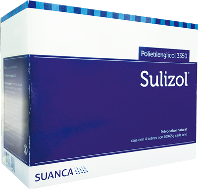 SULIZOL POLYETHYLENE GLYCOL 109.60GR 4ENVELOPES