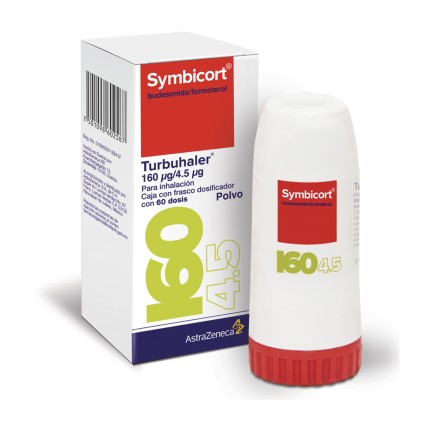 SYMBICORT BUDESONIDE-FORMOTEROL 160/4.5MCG 60 DOSES