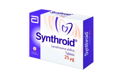 SYNTHROID LEVOTHYROXINE 25MCG 30TABS