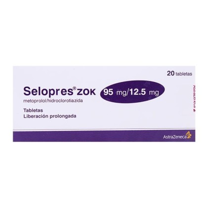 TOPROL ZOC METOPROLOL-HCTZ 95/12.5MG 20TABS ER