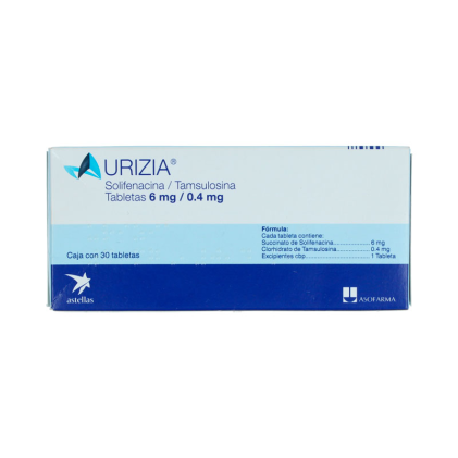 URIZIA SOLIFENACIN-TAMSULOSIN 6/0.4MG 30TABS