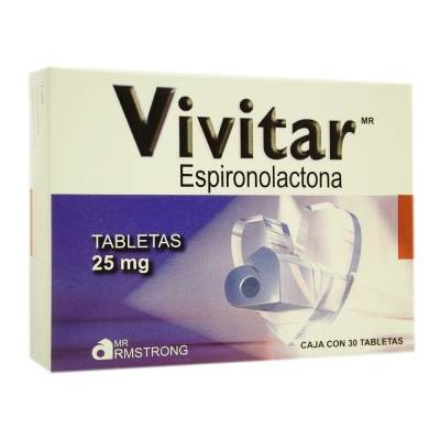 VIVITAR SPIRONOLACTONE 25MG 30TABS