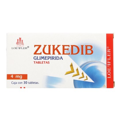 ZUKEDIB GLIMEPIRIDE 4MG 30TABS
